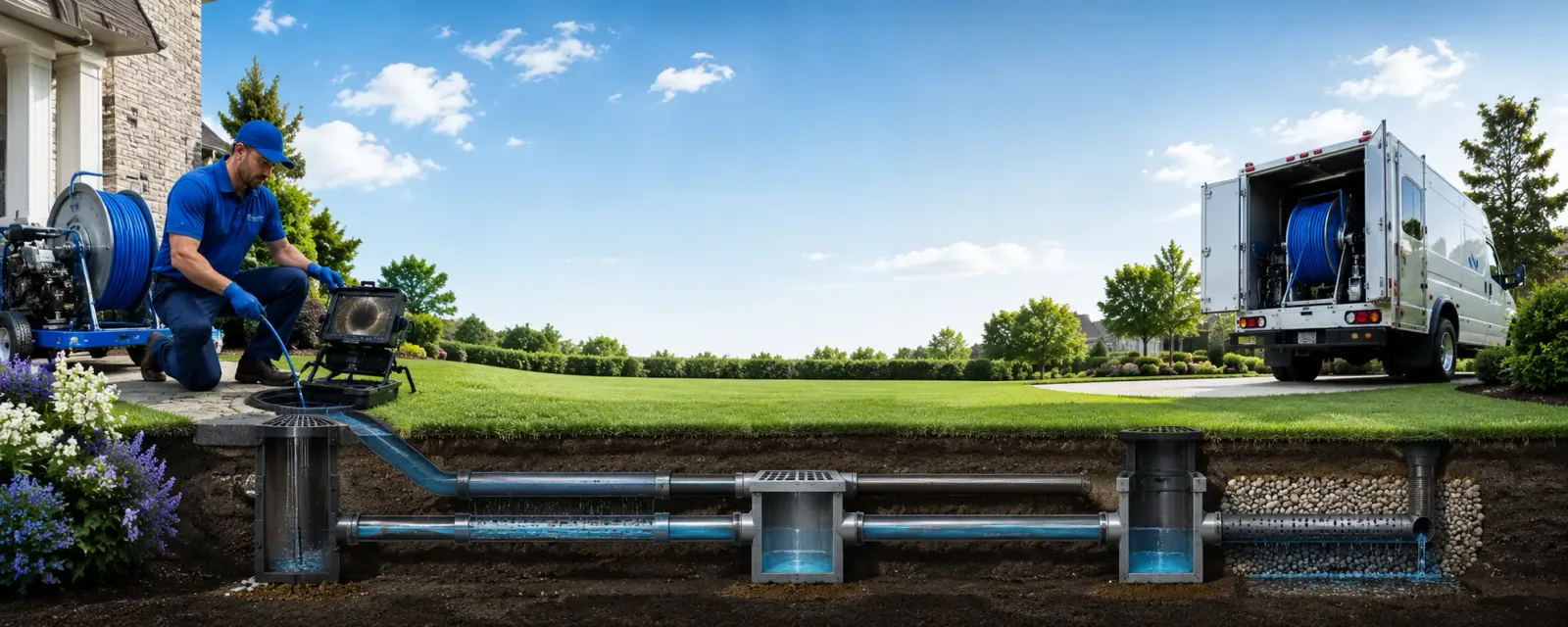Outdoor drain cleaning information for Mclean, VA